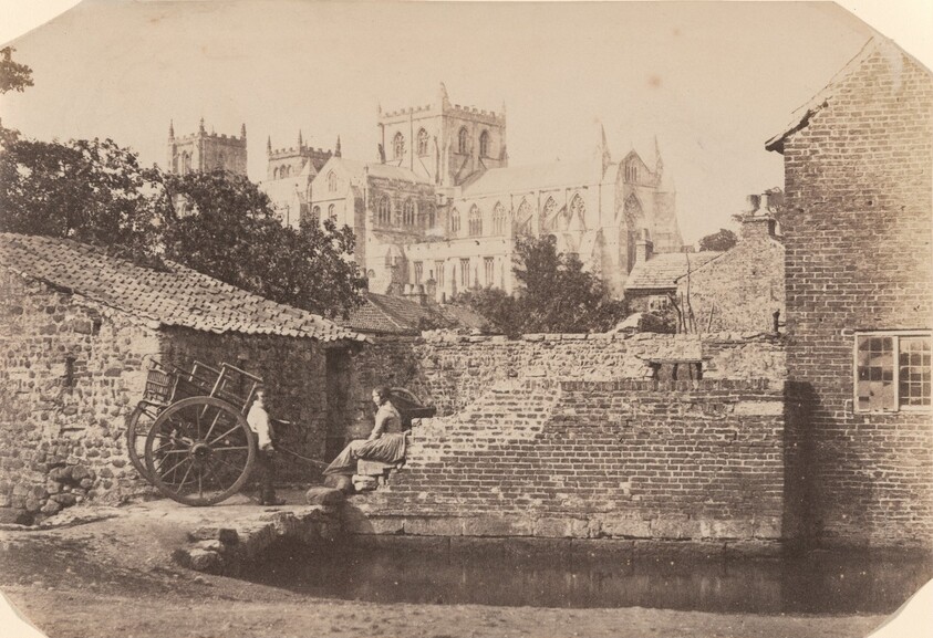 Ripon Cathedral from the Southeast, adjacent to the River Skell