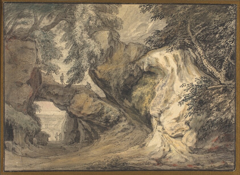 Landscape with a Natural Arch