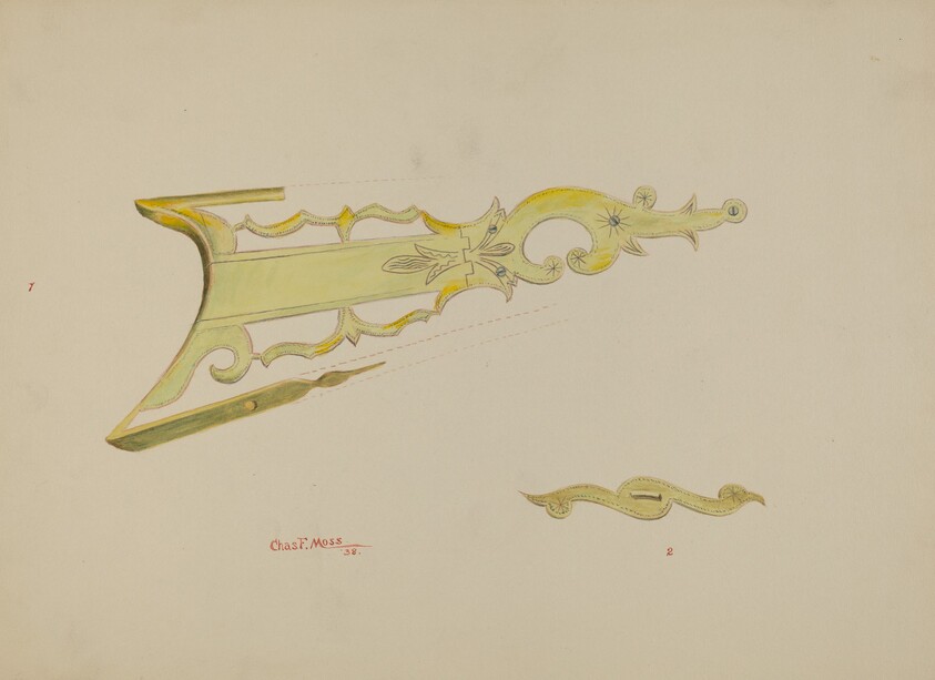 Patch Pocket, Butt Plate & Stock on Ky. Rifle