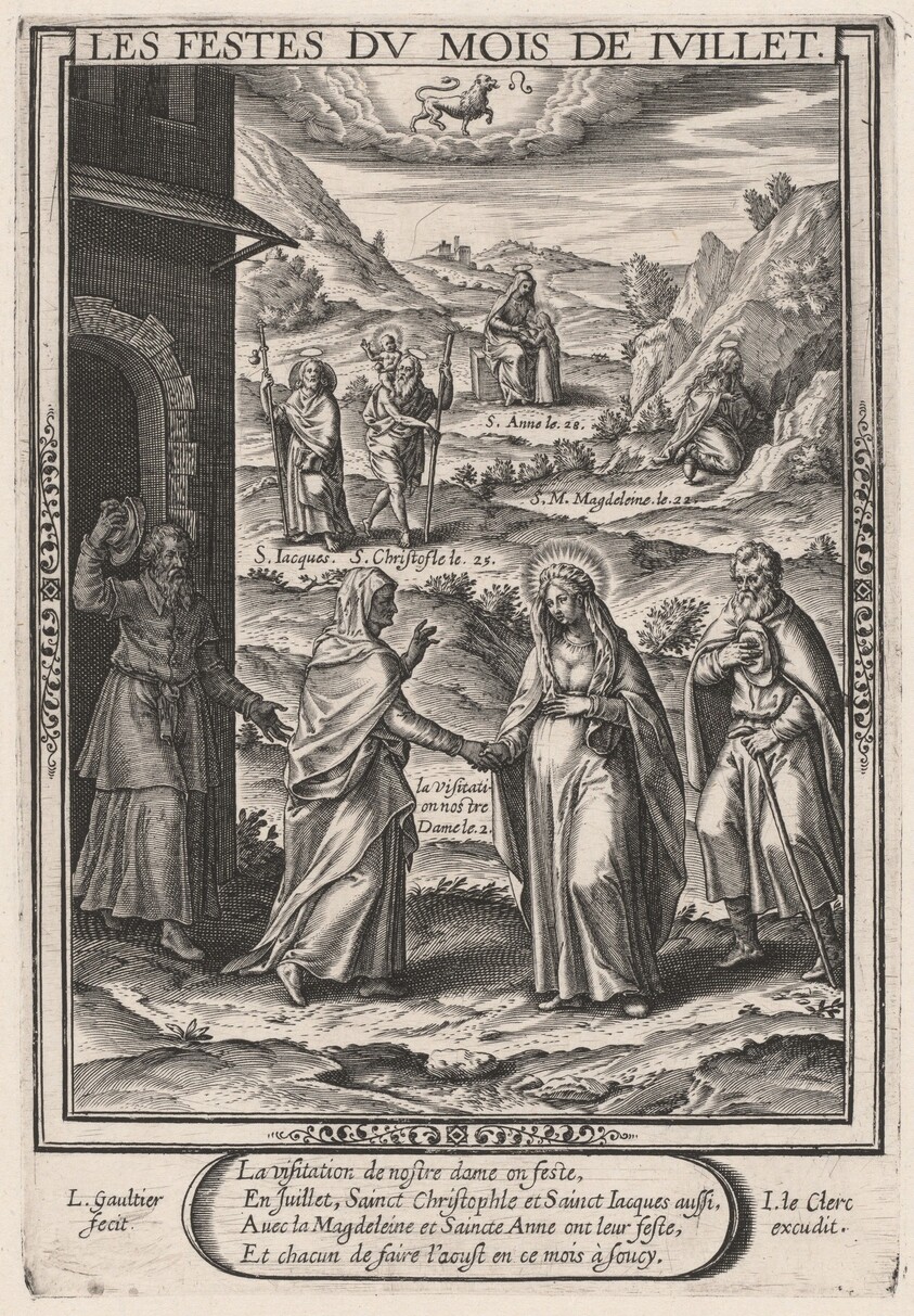 Les Festes du mois de Juillet (July: The Visitation)