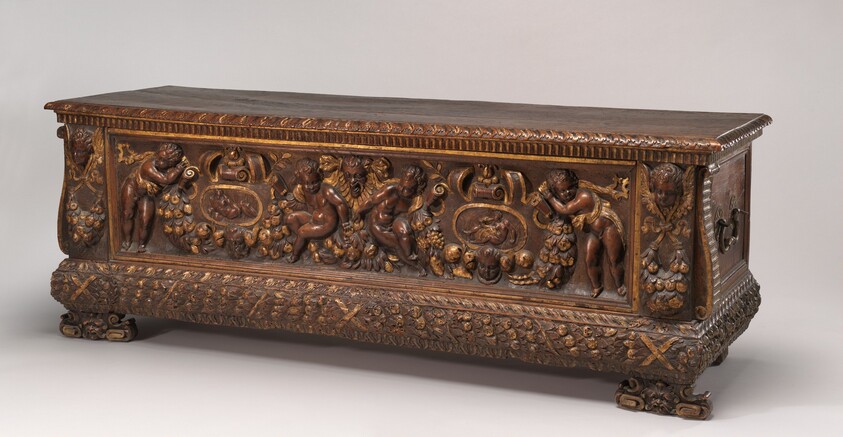 Cassone with Garlands and Cupids