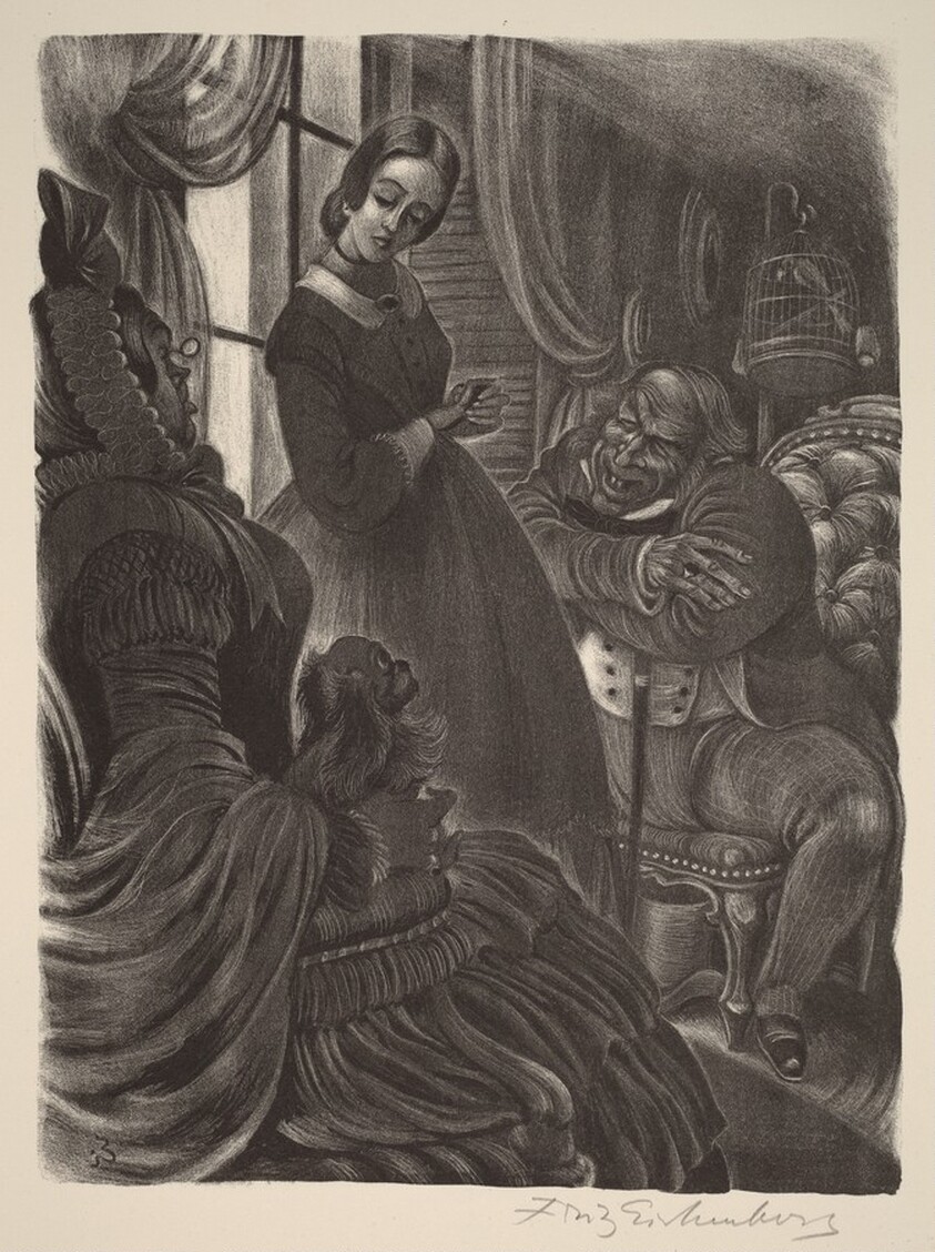 Fyodor's Second Marriage  (Book I: The History of a Family, facing p.10)