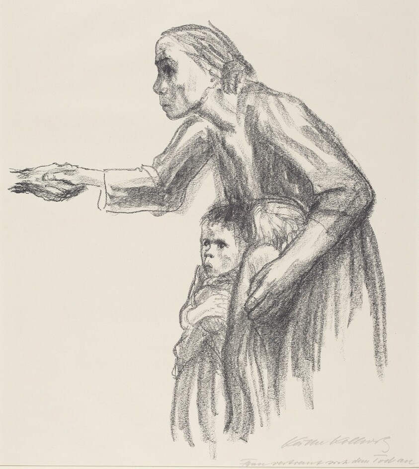 Woman Entrusting Herself to Death (Frau vertraut sich dem Tode an)