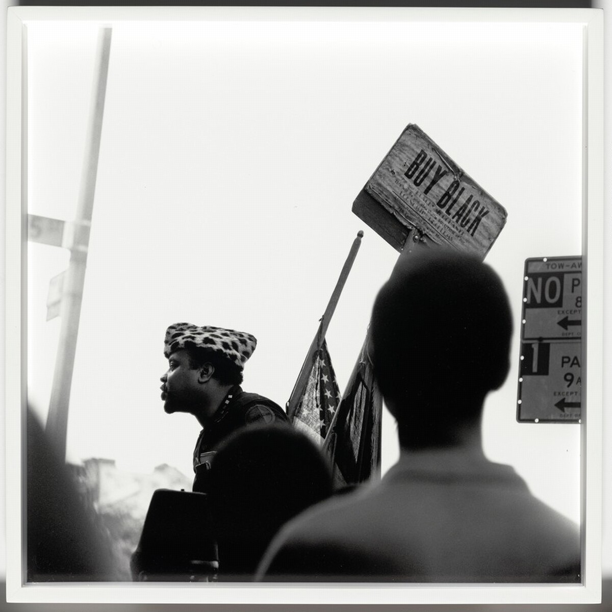 Untitled (Charles Peaker Street Speaker, head of ANPM, after Carlos Cooks passed away, on 125th street)