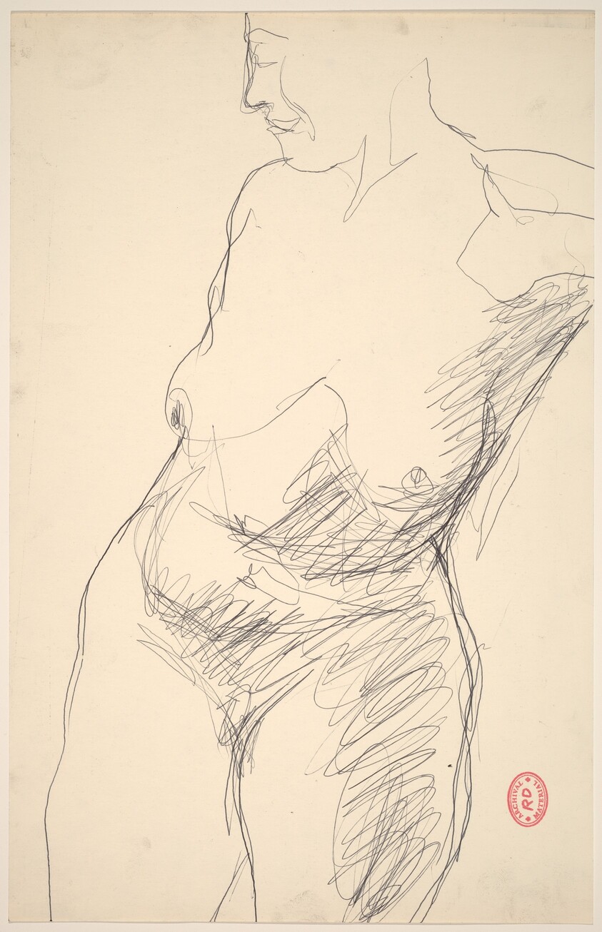 Untitled [torso of a female nude]