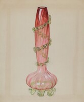 Ruby Vase, Robert Stewart, c. 1936