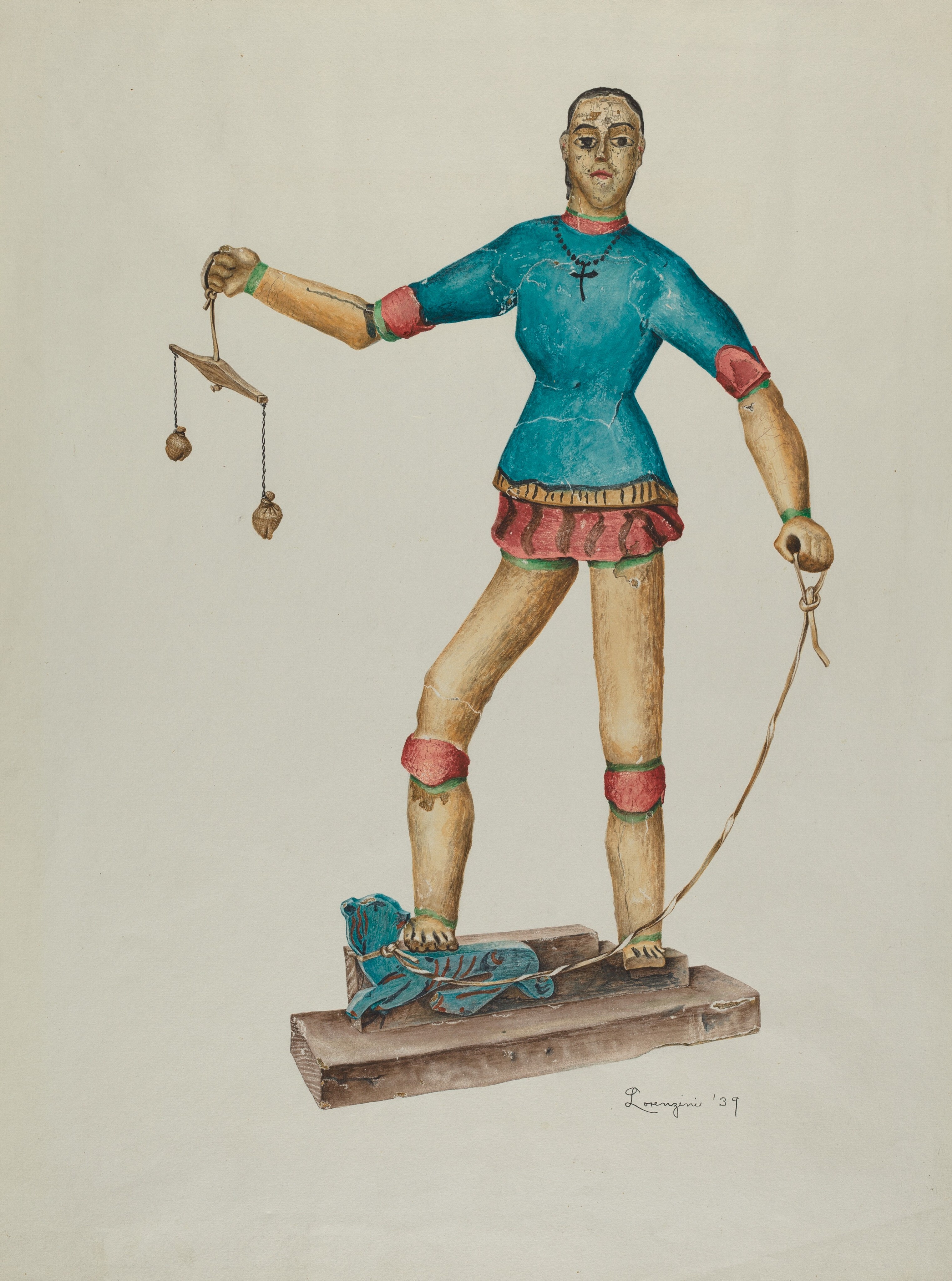 Bulto (Penitente Nazarine Christ) by Eldora P. Lorenzini