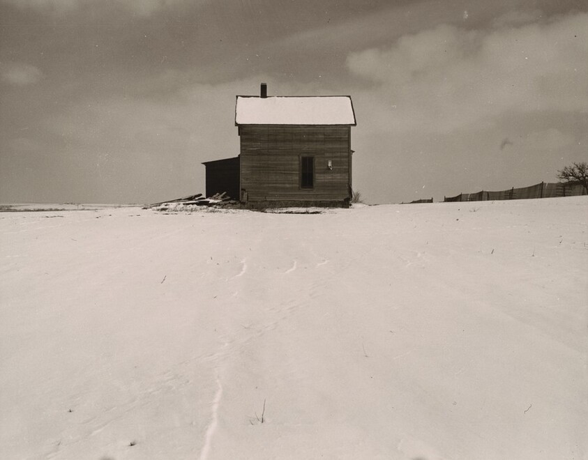 House in Winter, near Lincoln, Nebraska