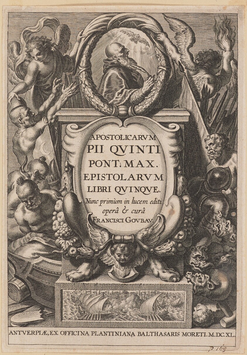 Title Page for Apostolicarvm PII Qvinti Pont. Max...