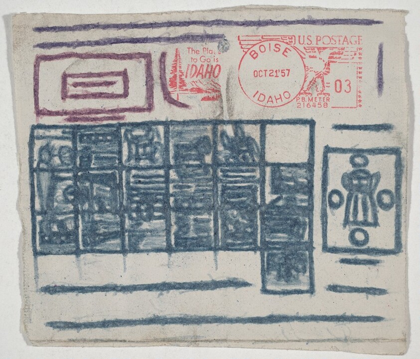 Untitled (Pictographic Postcard)