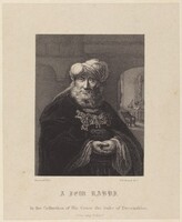 A Jewish Rabbi, William P. Sherlock after Rembrandt van Rijn