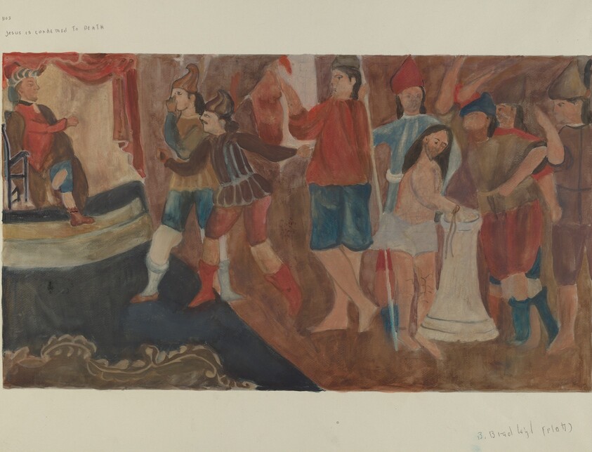 Station of the Cross No. 1: "Jesus is Condemned to Death"
