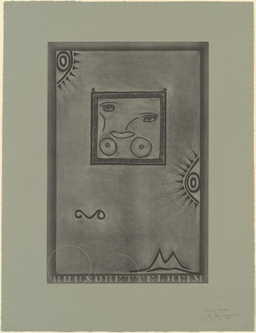 Untitled (White Mezzotint) [trial proof]