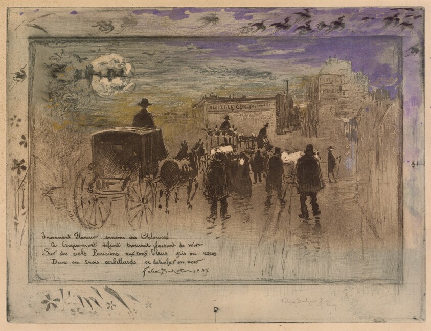 Funeral Procession on the Boulevard de Clichy