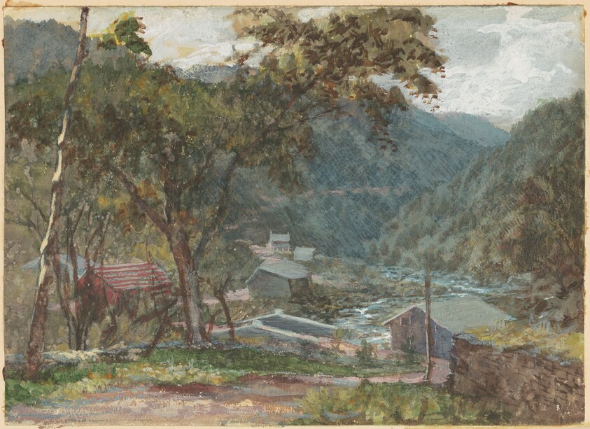 Entrance to Kauterskill Clove, Catskill Mountains