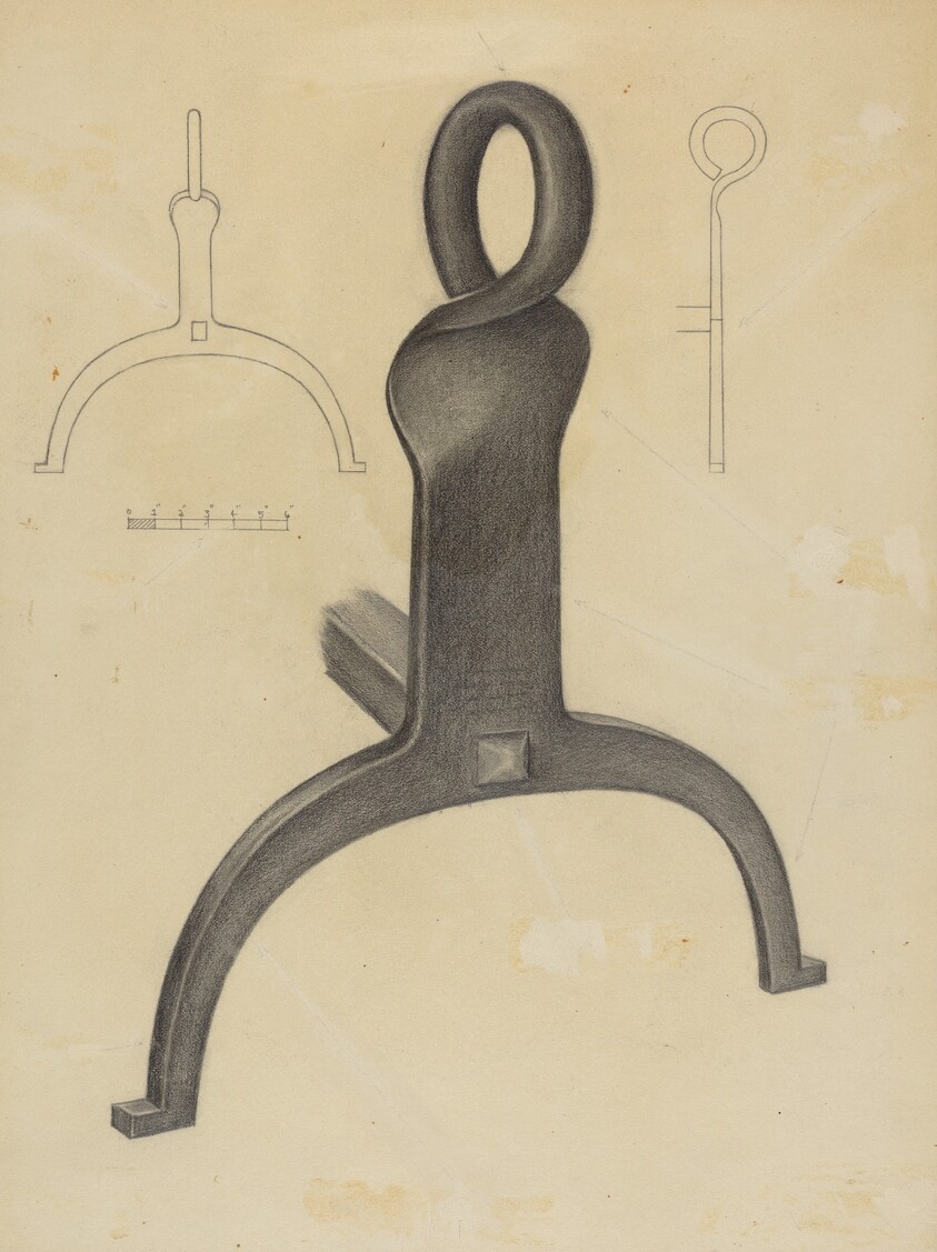 Andiron (One of Pair)
