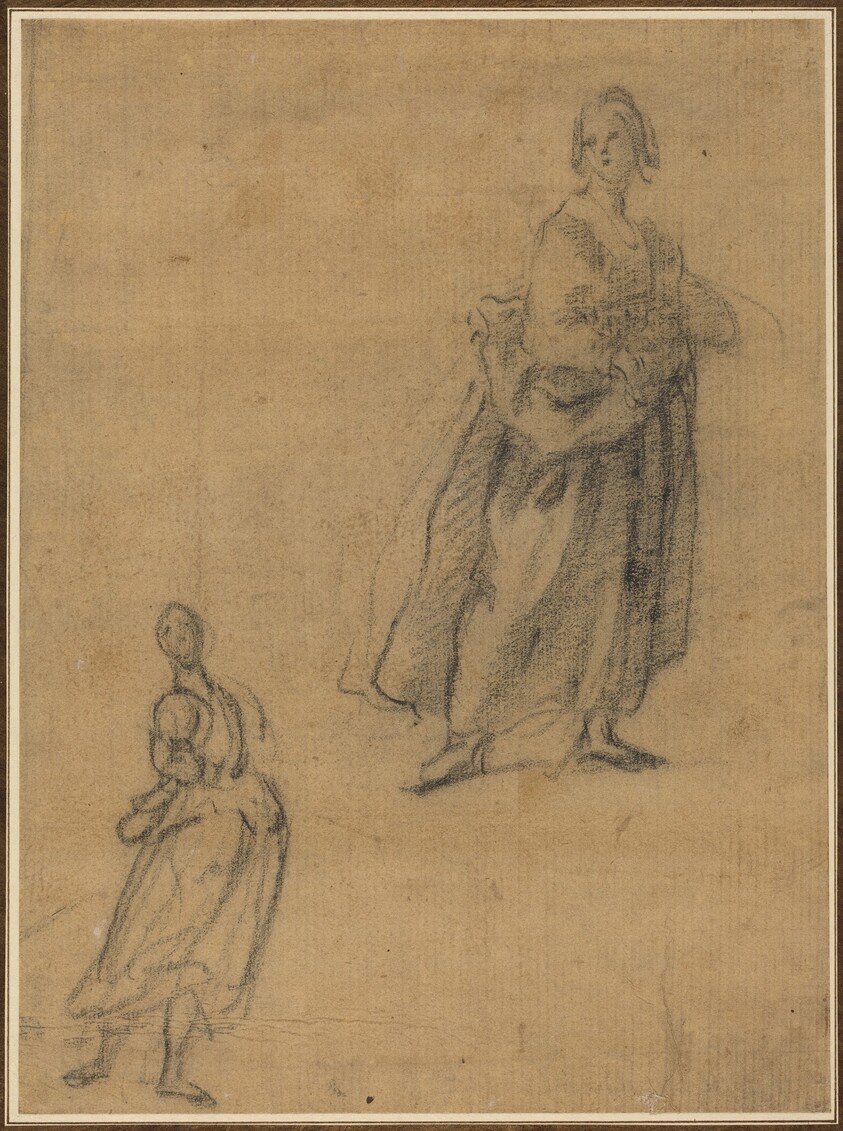 Two Studies of a Standing Woman