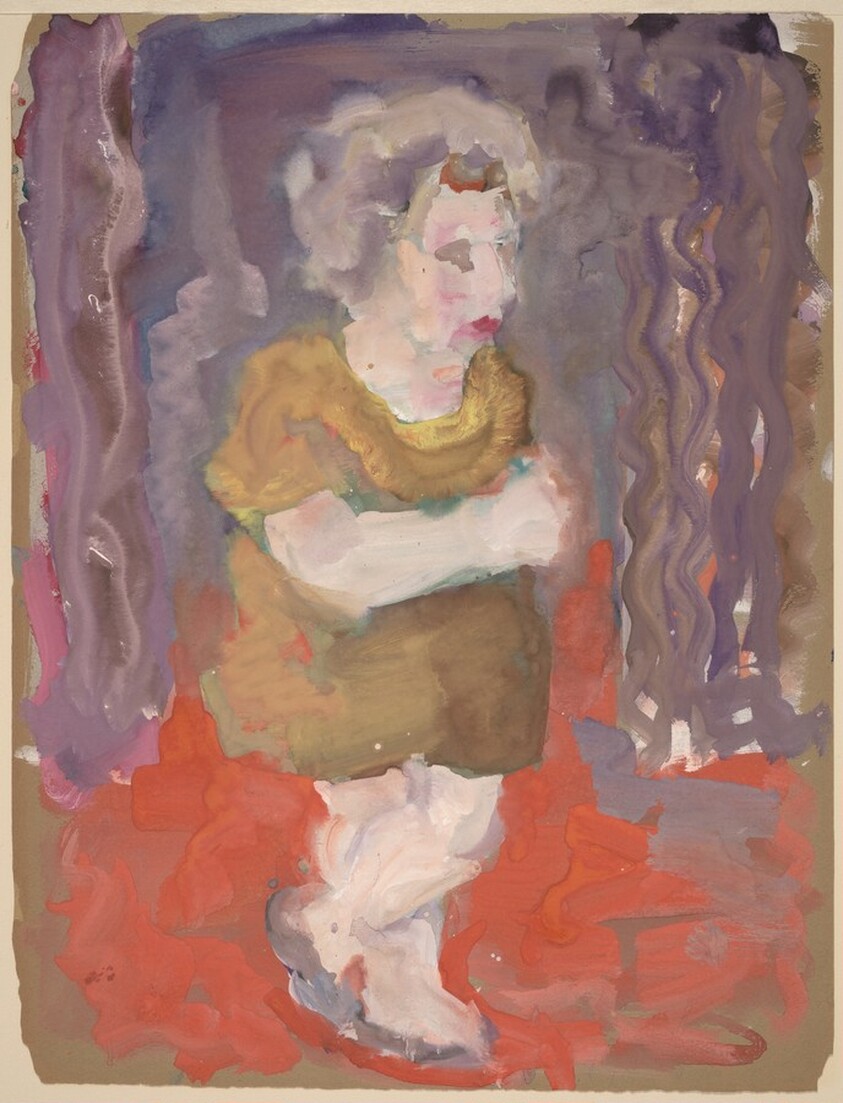 Standing Woman Looking Right