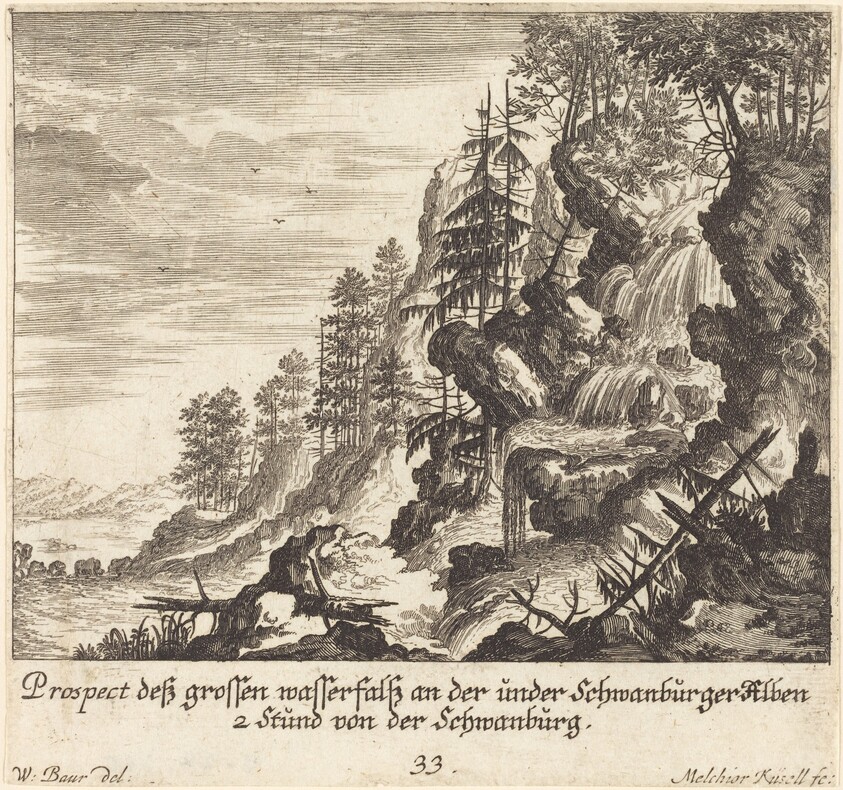 Large Waterfall, Schwanburg