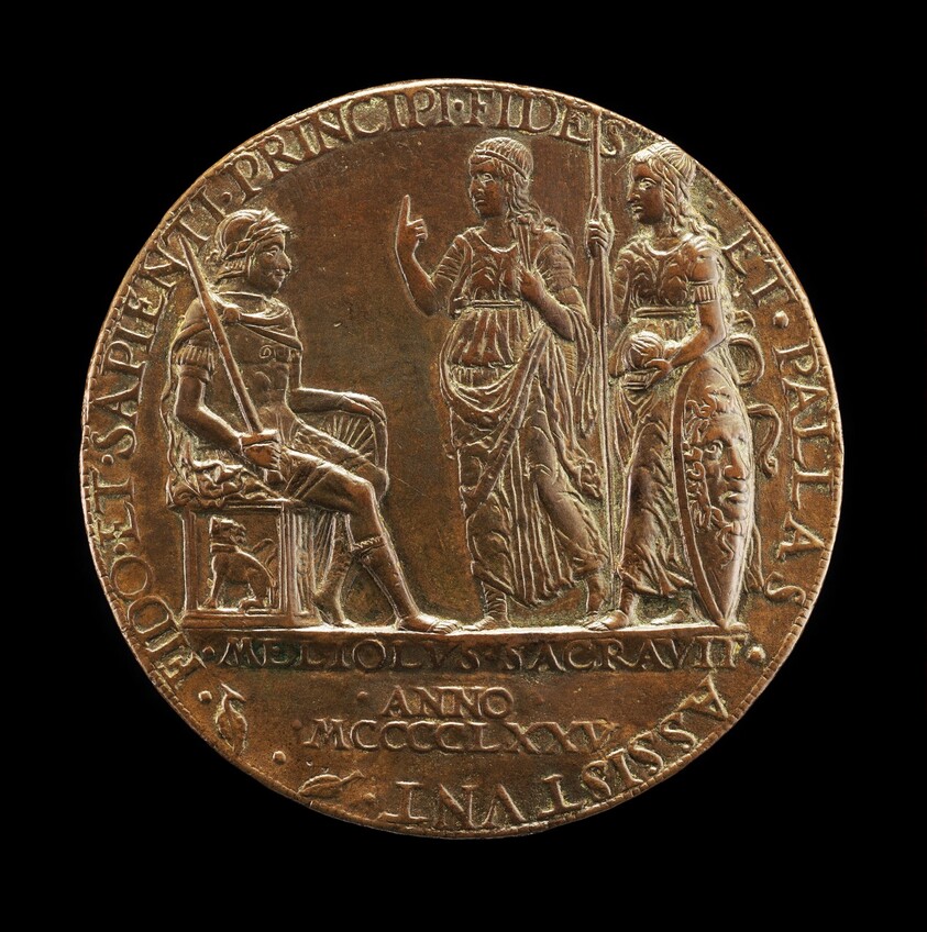 Lodovico with Faith and Pallas [reverse]