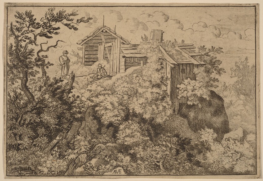 Three Cottages on a Rock