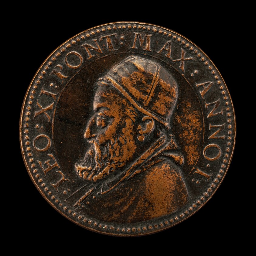 Leo XI (Alessandro Ottaviano de' Medici, 1535-1605), Pope 1605 [obverse]