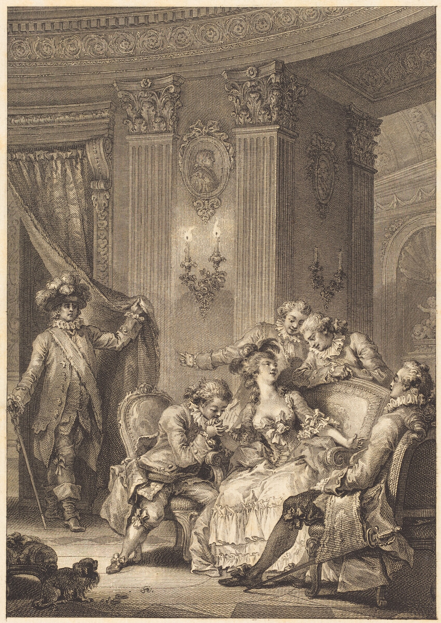 Le mari confesseur, Jean-Baptiste Tilliard and Antoine-Jean Duclos after Jean-Honoré Fragonard