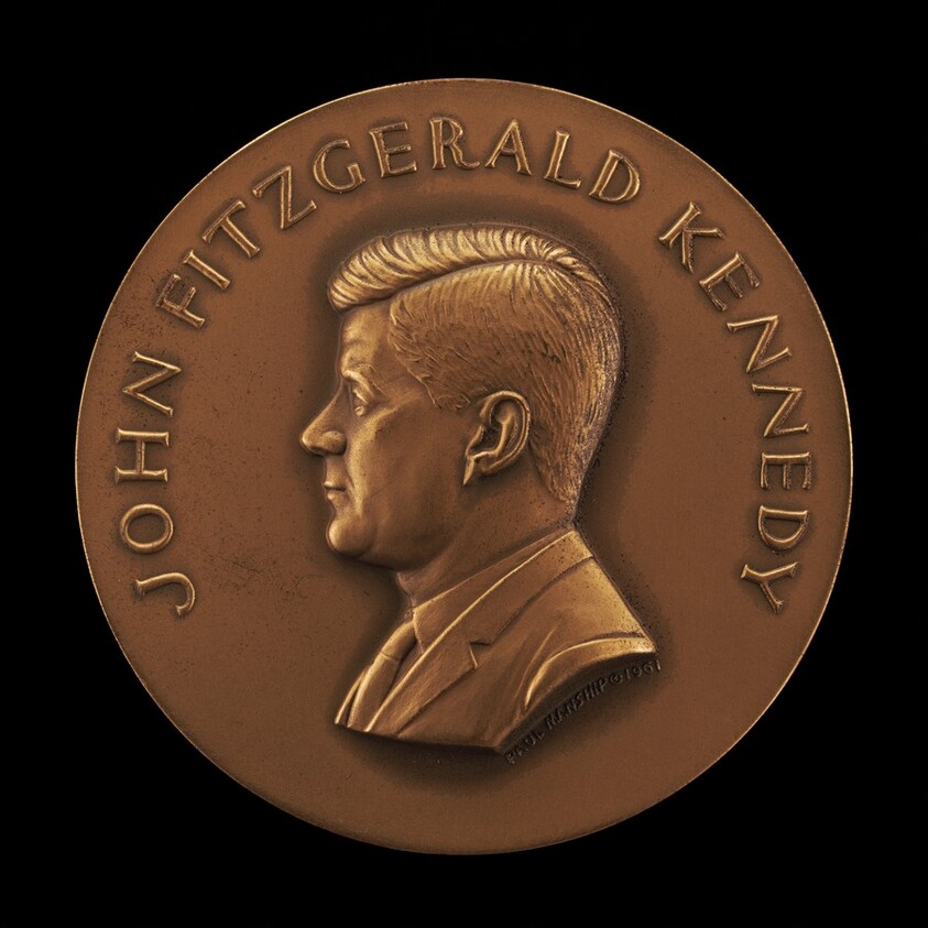John Fitzgerald Kennedy Inaugural Medal [obverse]