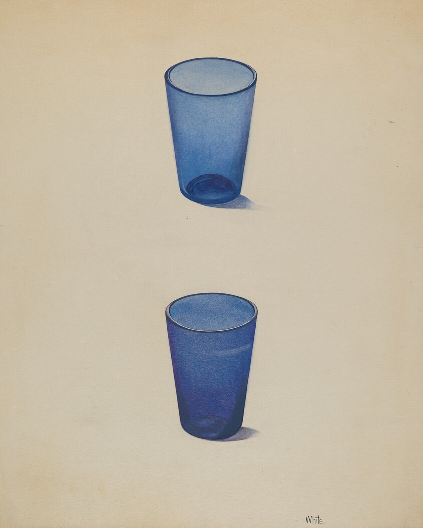 Whiskey Glasses (Cobalt)