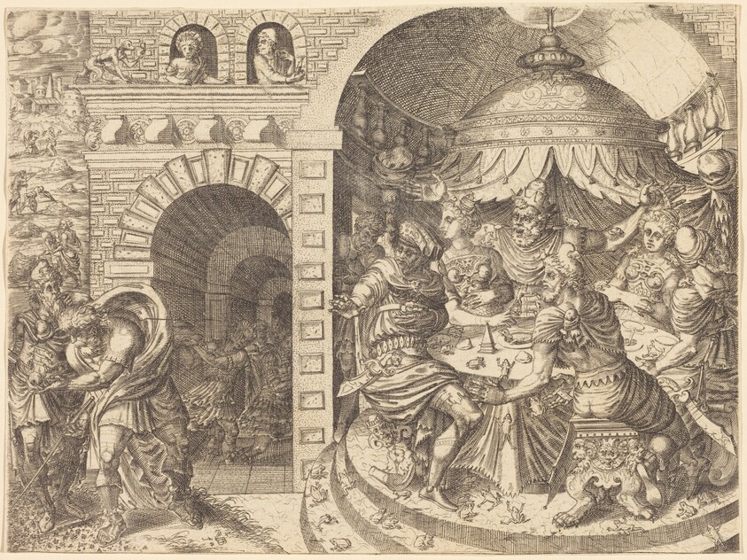 Pharaoh and the Plague of Frogs