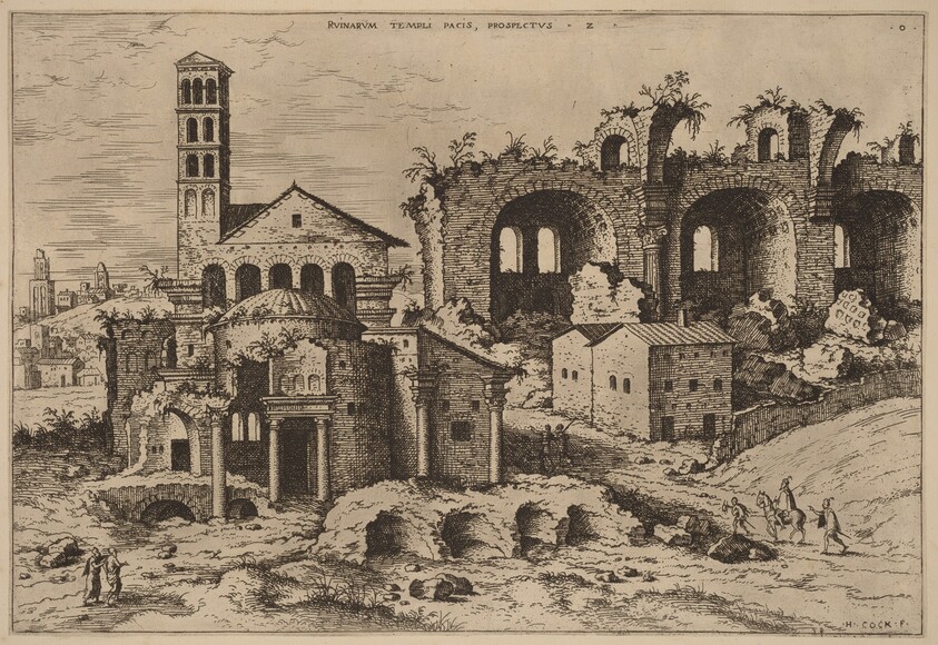 The Temple of Augustus and Faustina, the Temple of Divus Romulus, and the Basilica of Constantine