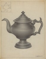Pewter Teapot, Arsen Maralian, c. 1936