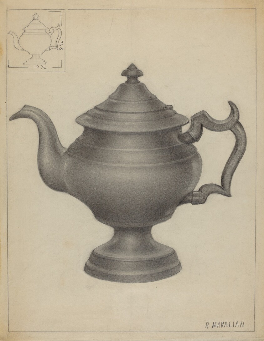 Pewter Teapot