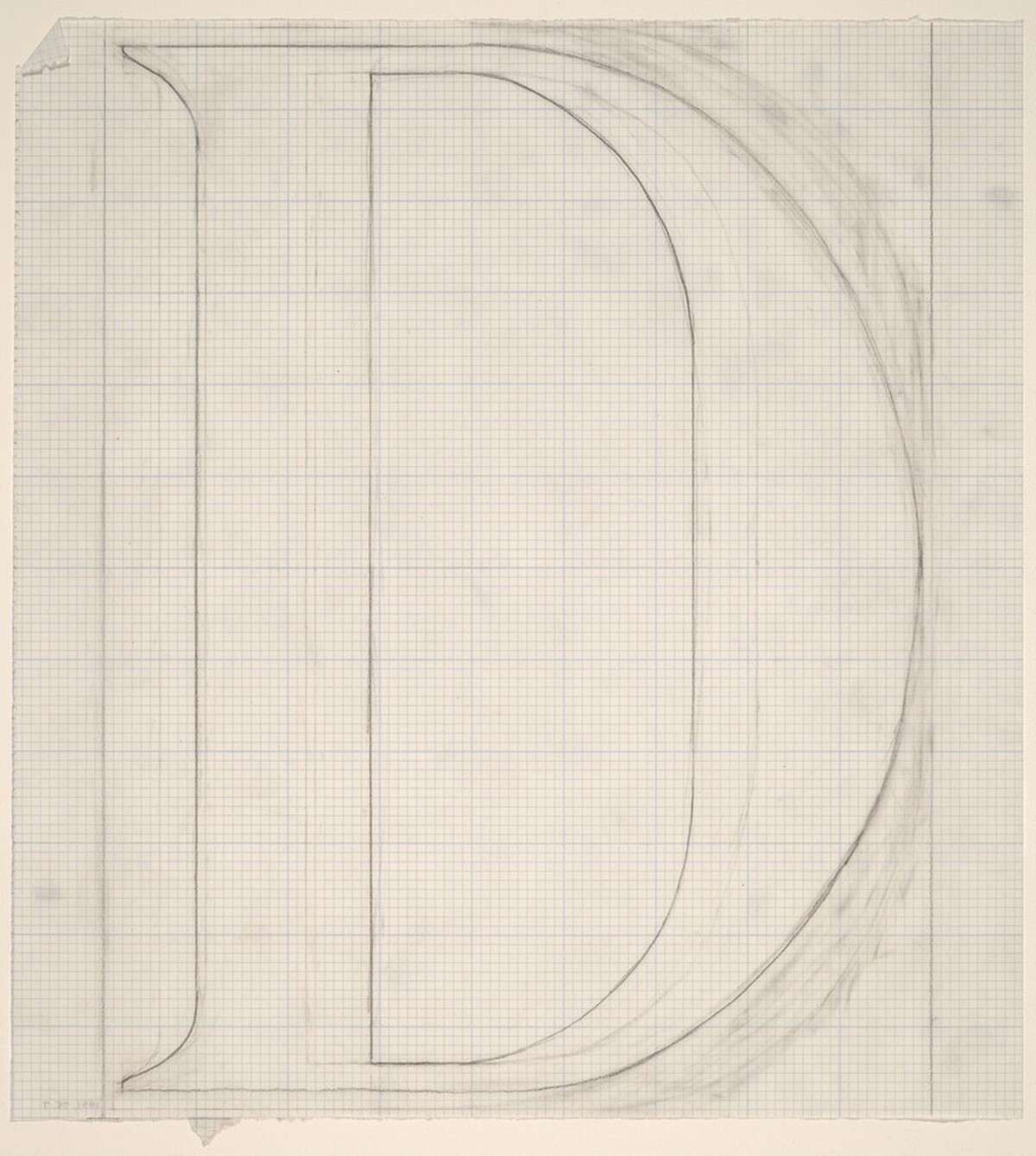 Sketch for "Building - Blocks for a Doorway" (D)