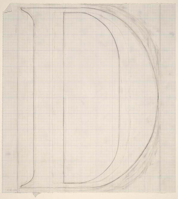 Sketch for "Building - Blocks for a Doorway" (D)