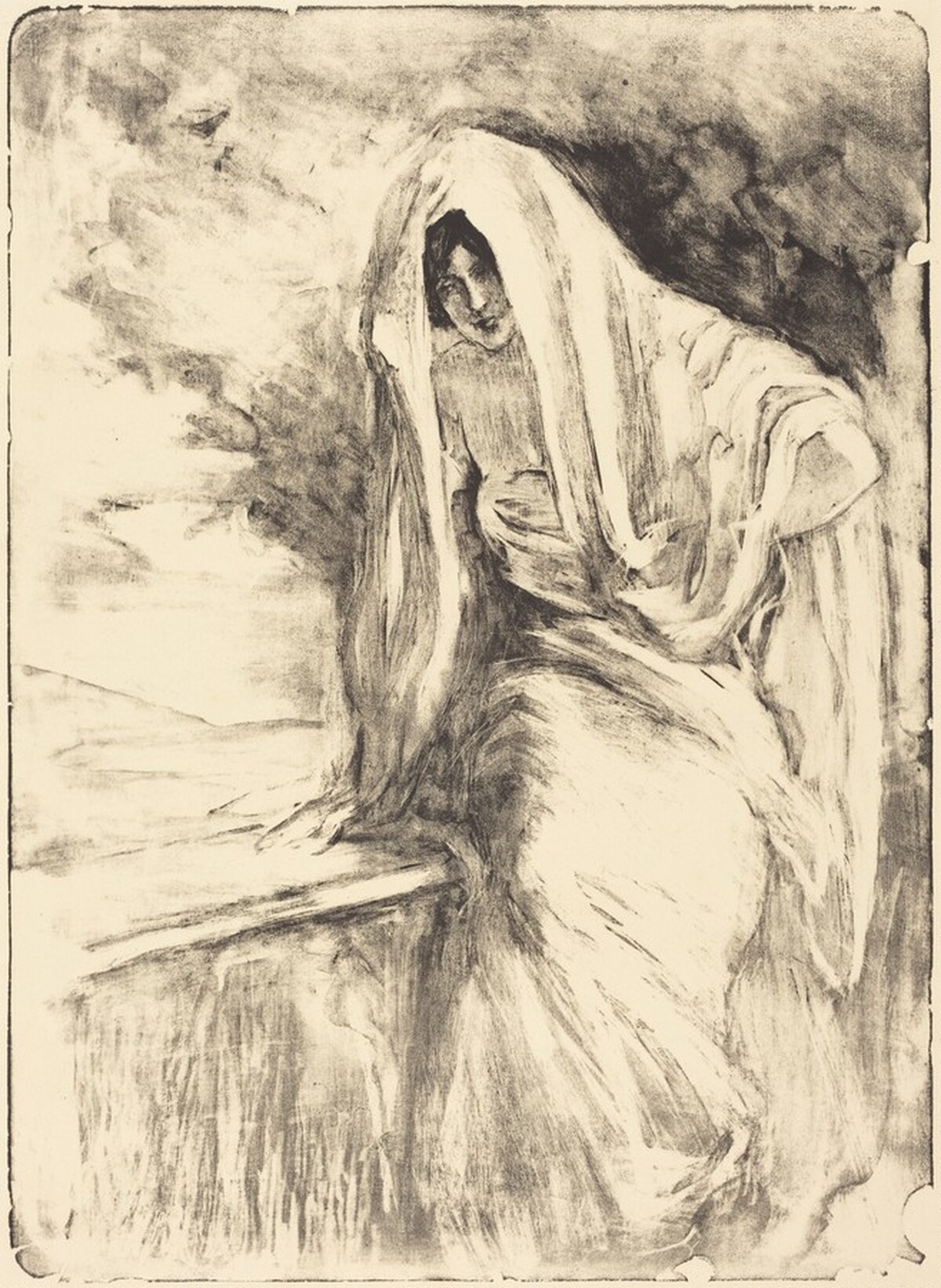 Woman with a Shawl