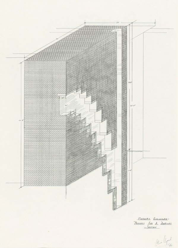 Masonry Enclosure: Project for a Doorway
