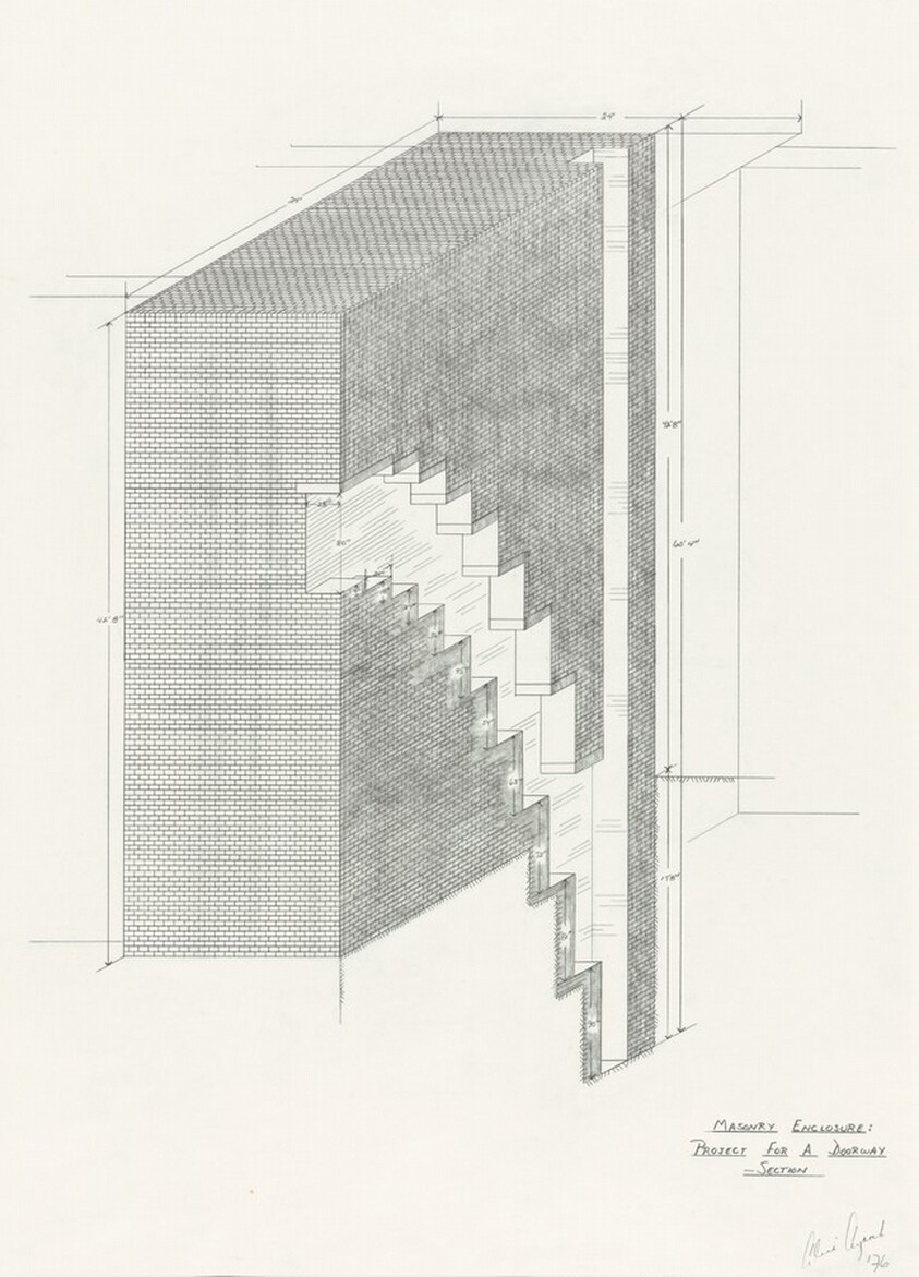 Masonry Enclosure: Project for a Doorway