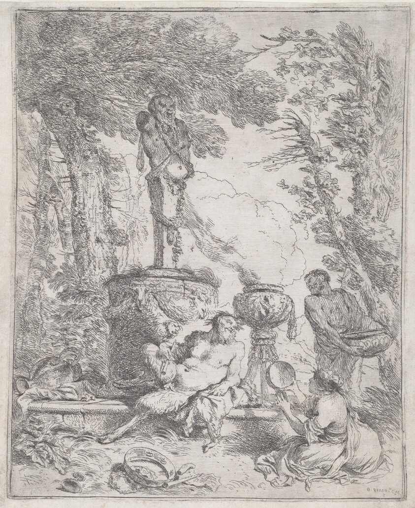 Pan Reclining before a Herm