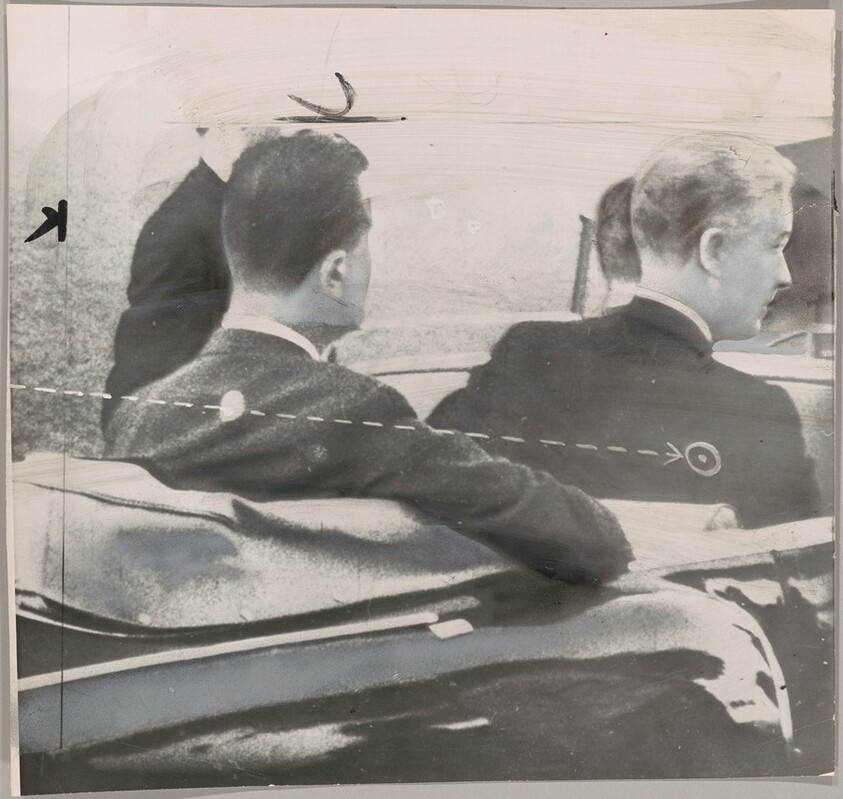 Title from caption on object: "Did First Bullet Hit Both?"