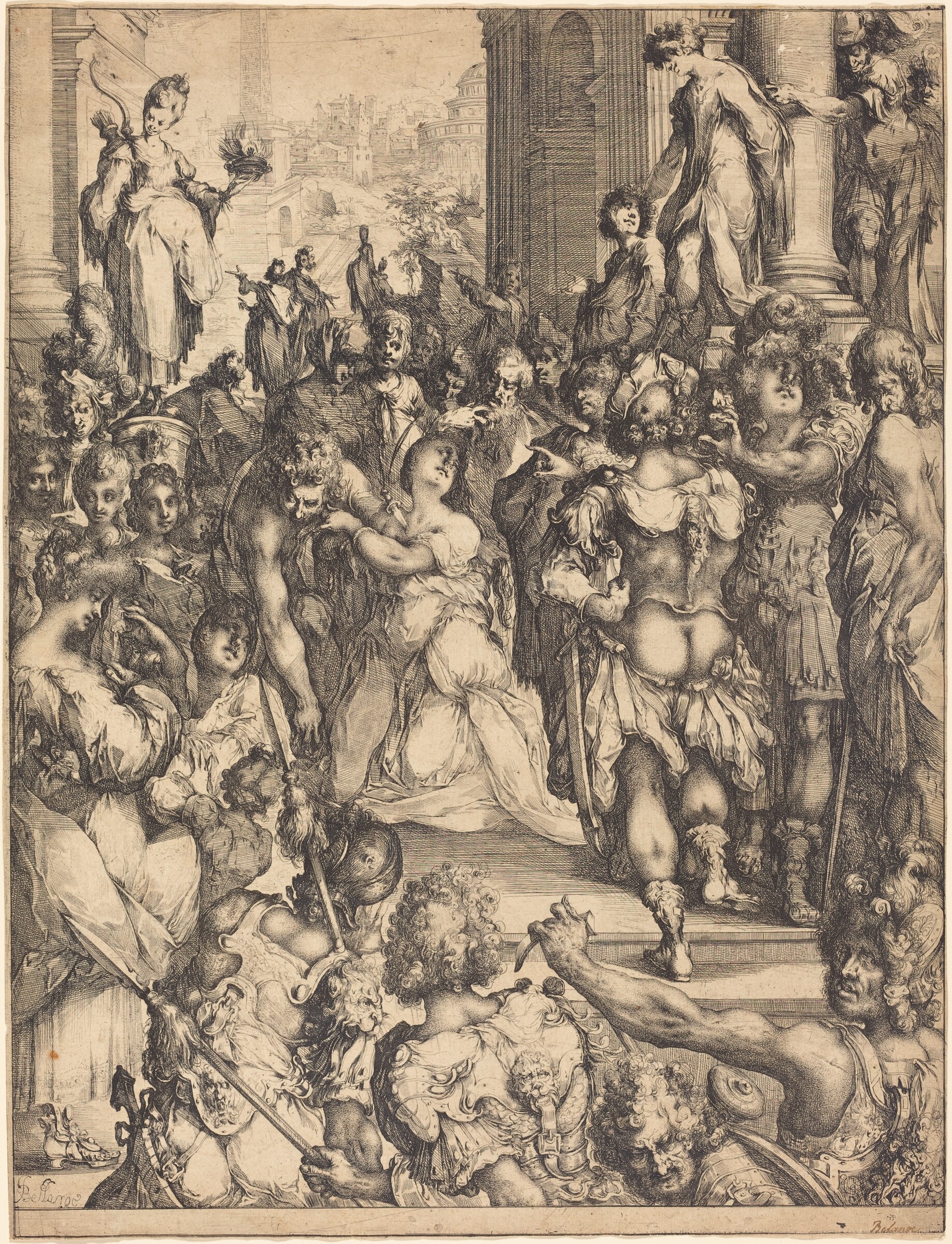 Martyrdom of Saint Lucy, Jacques Bellange