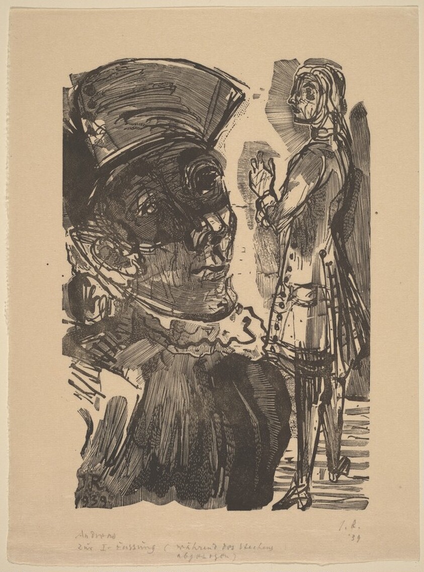 Illustration to V. Hofmannsthal, "Andreas"