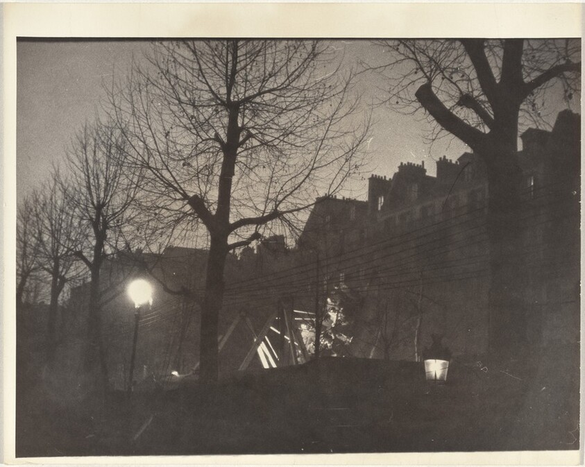Street at night, Paris