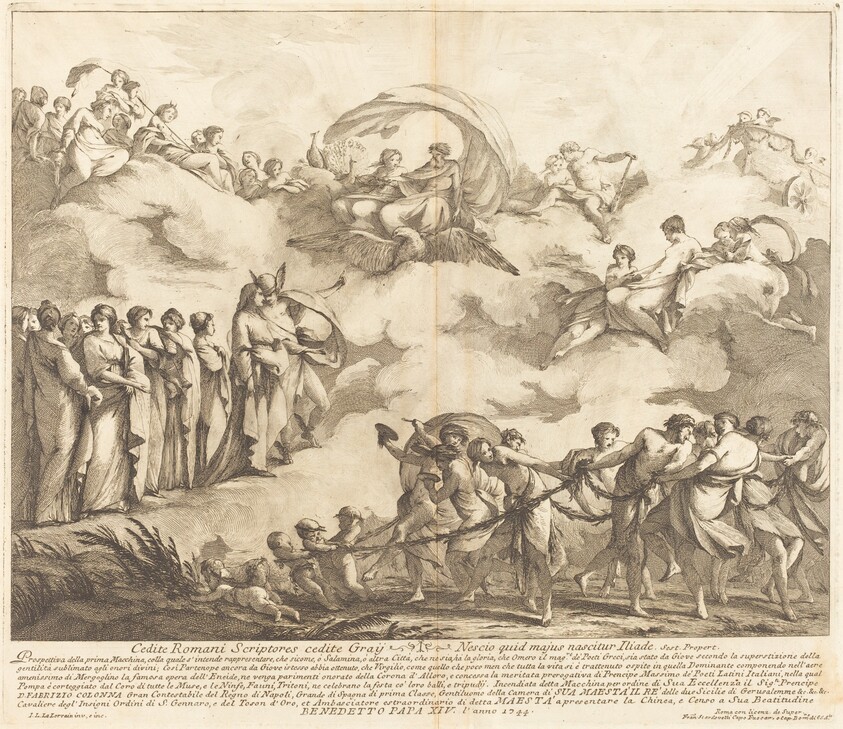 The Prima Macchina for the Chinea of 1744: The Glorification of Virgil