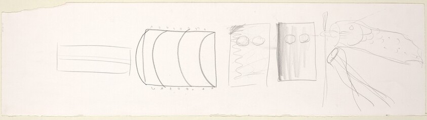 Sketch for "The Sharing of Nameless" [verso]