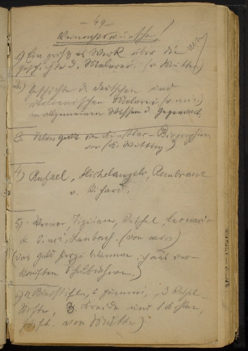 Notations and a Study of a Left Hand