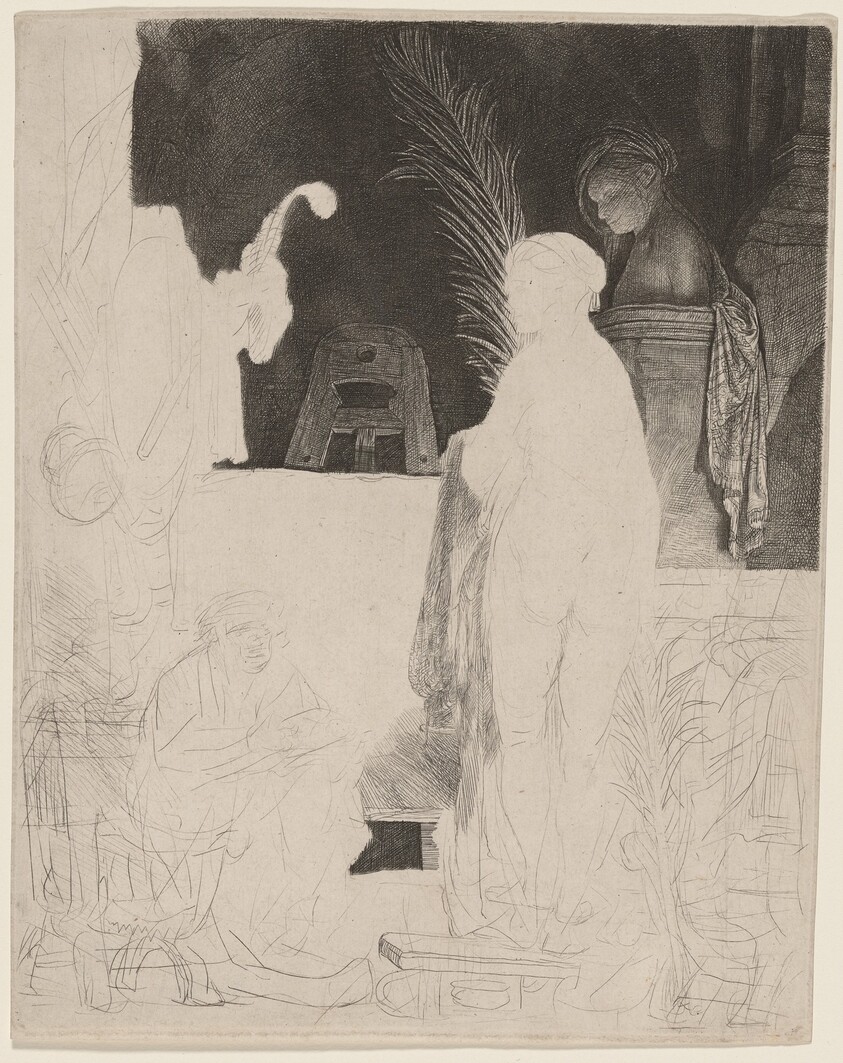 The Artist Drawing from the Model