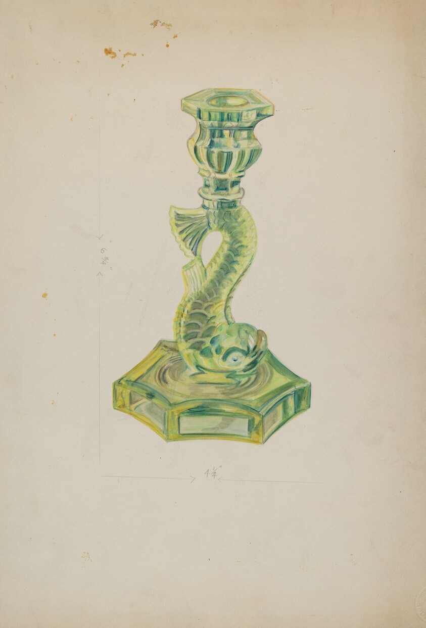 Dolphin Candlestick