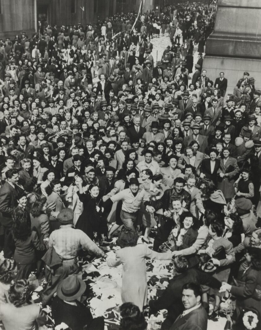 Title from caption on object: "There Was Dancing on Wall Street...”