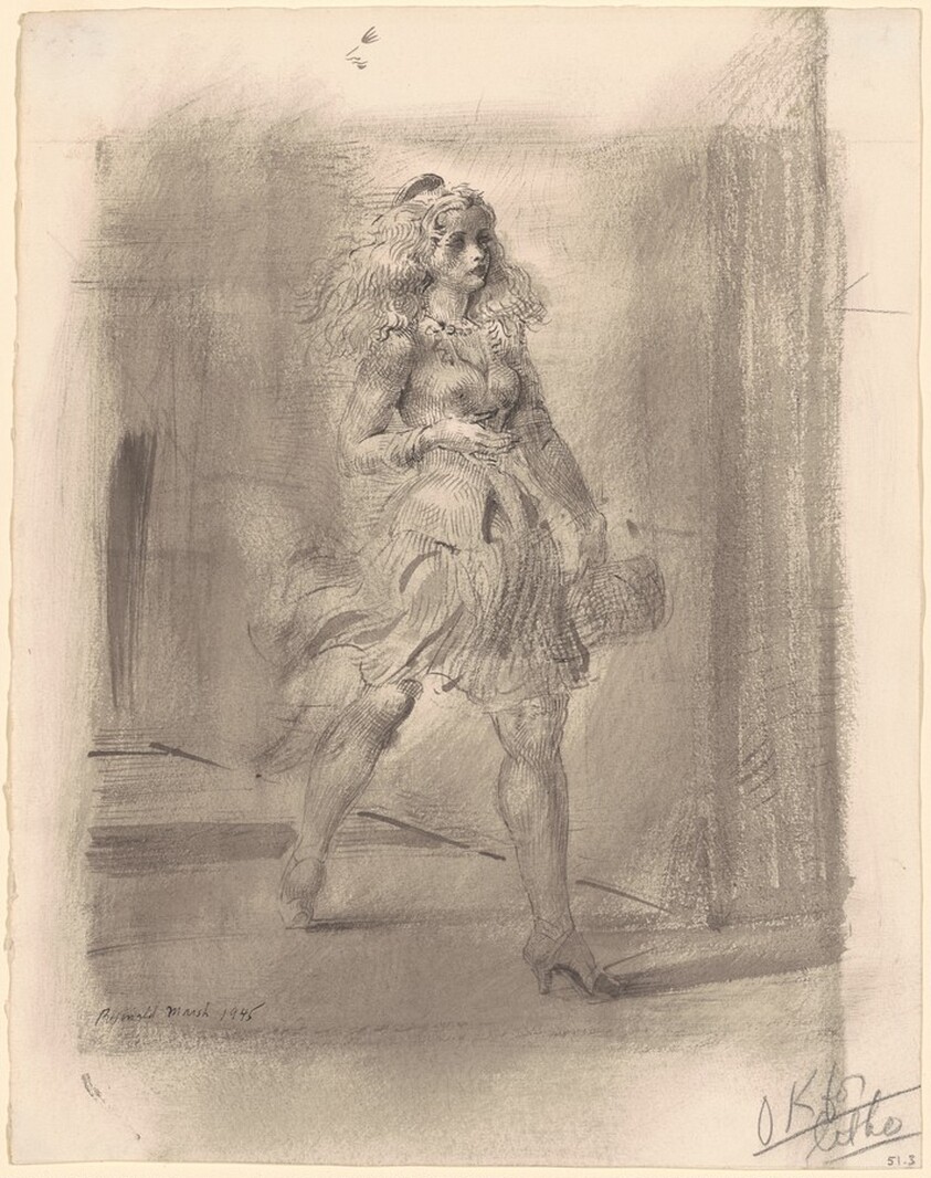 Girl Walking (Elevated)